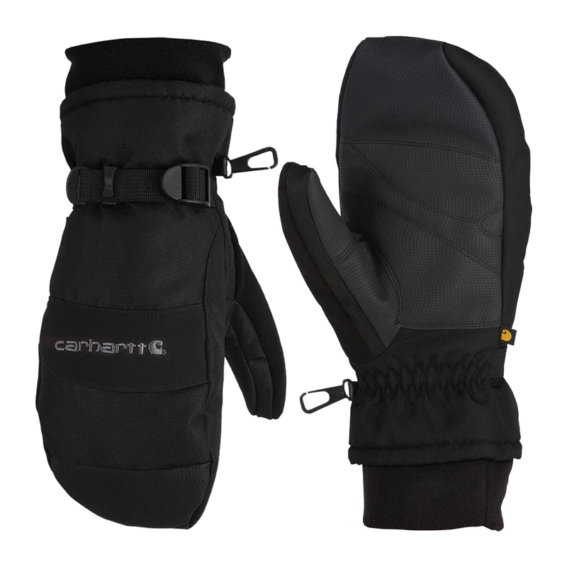 Carhartt Men's Wp Waterproof Insulated Mitt Cold Weather Gloves, Black, M UK