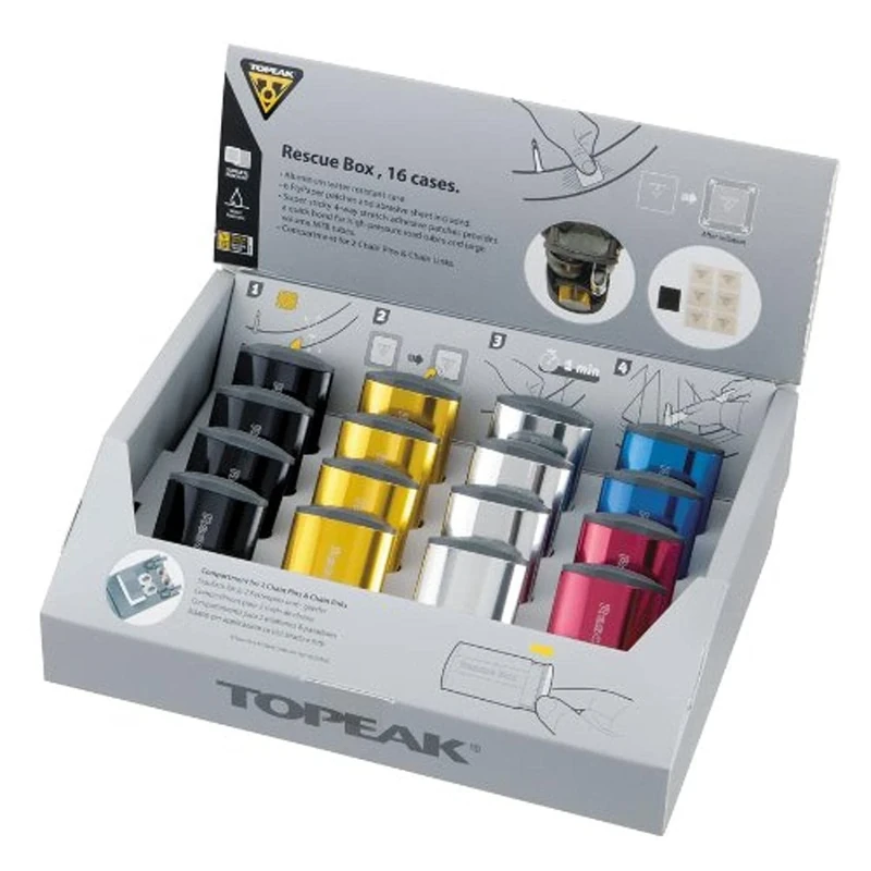 Topeak 16-Piece Rescue Box - Image 1