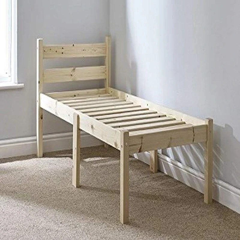 Strictly Beds and Bunks - Thor Pine Bed Frame including Sprung Mattress (15cm), 2ft 6 Single