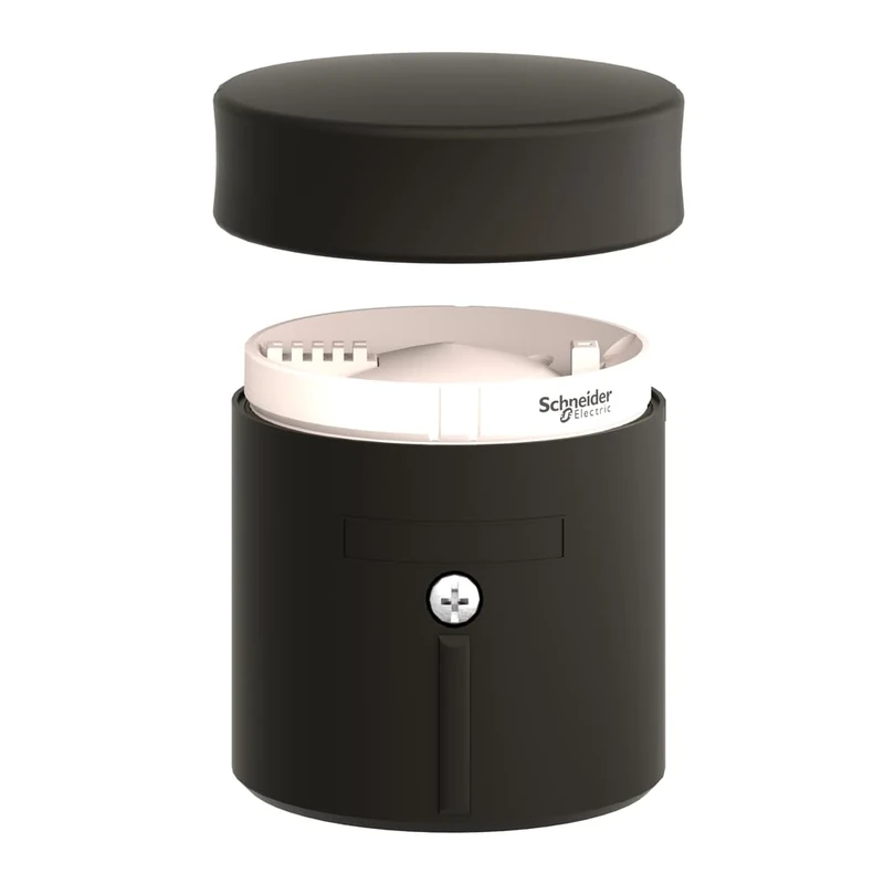 Schneider Electric - Harmony XVB UniversalBase Unit + Cover For Modular Tower Lights, Plastic, Ø70, Bottom Entry, Side Cable Entry, Black, XVBC21