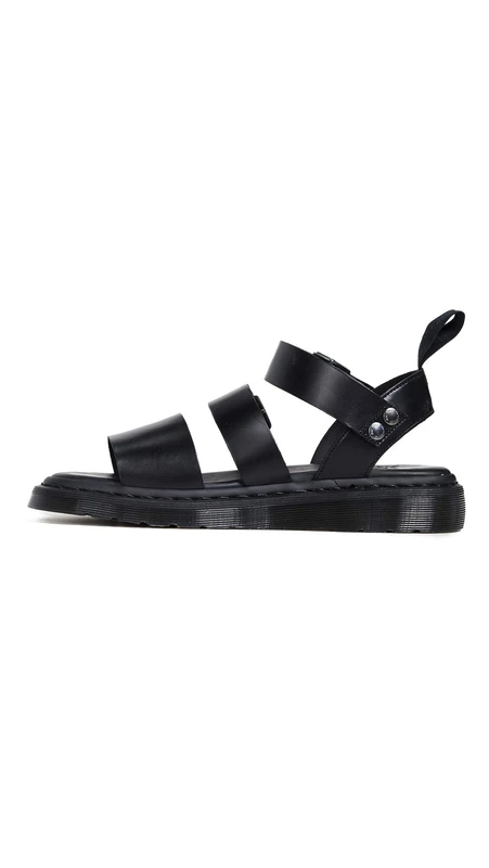 Dr. Martens Men's Gryphon Ankle Strap Sandals, Black Black Brando 001, 9 UK