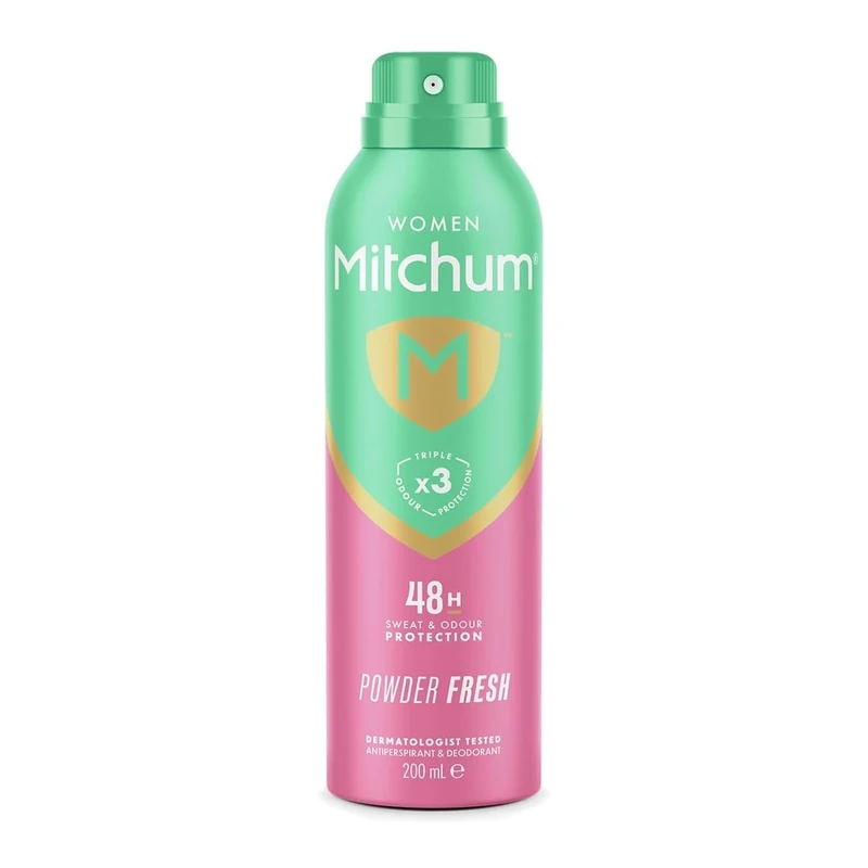 Mitchum Women Triple Odor Defense 48HR Spray - Powder Fresh 200ml