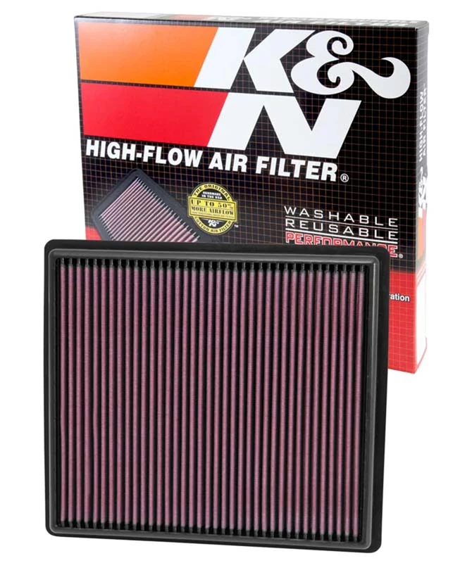 K&N Engine Air Filter: High Performance, Premium, Washable, Panel Filter: 2013-2019 (Impala, Regal), 33-2497