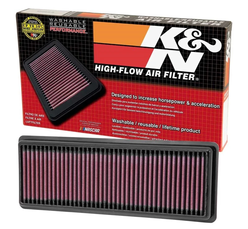 K&N Engine Air Filter: High Performance, Premium, Washable, Replacement Filter: Compatible with 2012-2017 FIAT (500, Abarth), 33-2487
