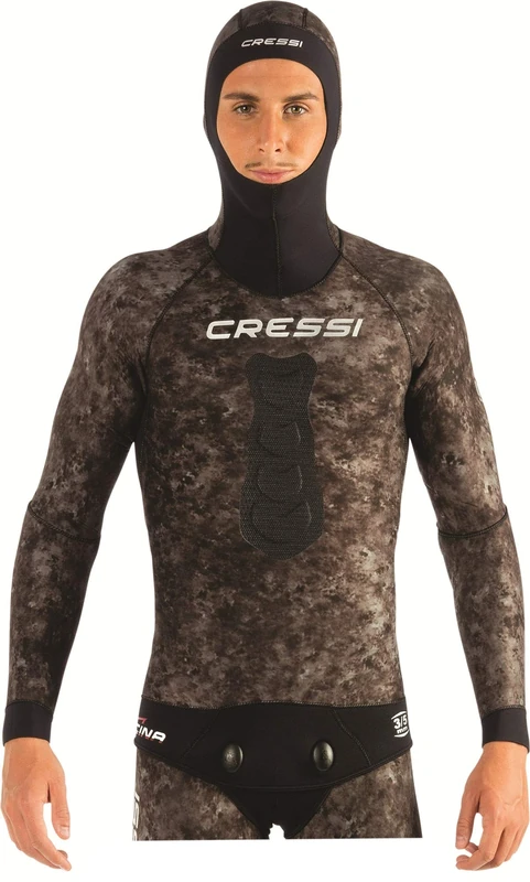 Cressi Tracina Jacket 5mm Apnoe Diving Suit - Mimetic, Medium