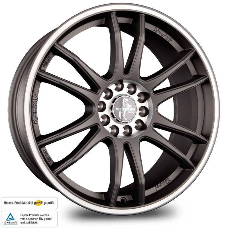 Keskin KT12 8.00 x 18 Offset 45 5.00 x 108.00 Hubhole 72.60 KT1280185108114345TGLP