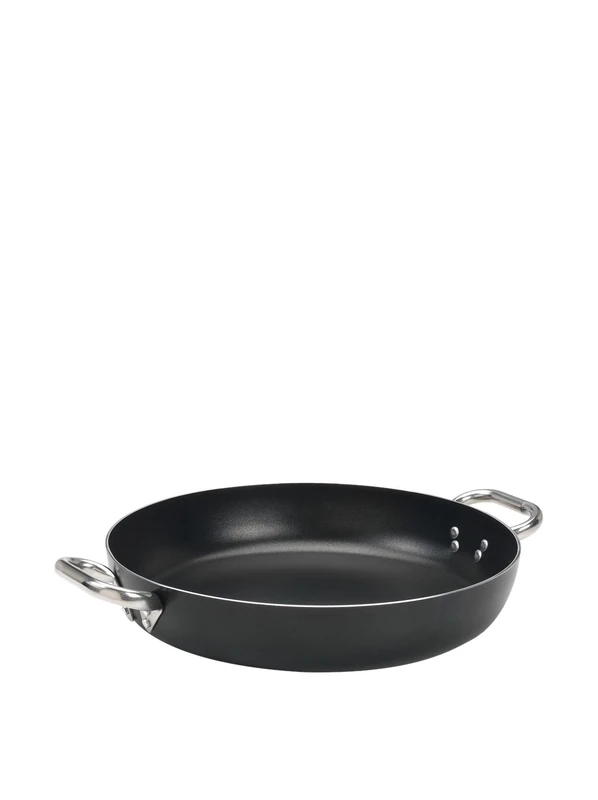 Pentole Agnelli Aluminium Black 3 Mm. Crystal Omelette Pan With 1 Handle, Diameter 24 Cm.