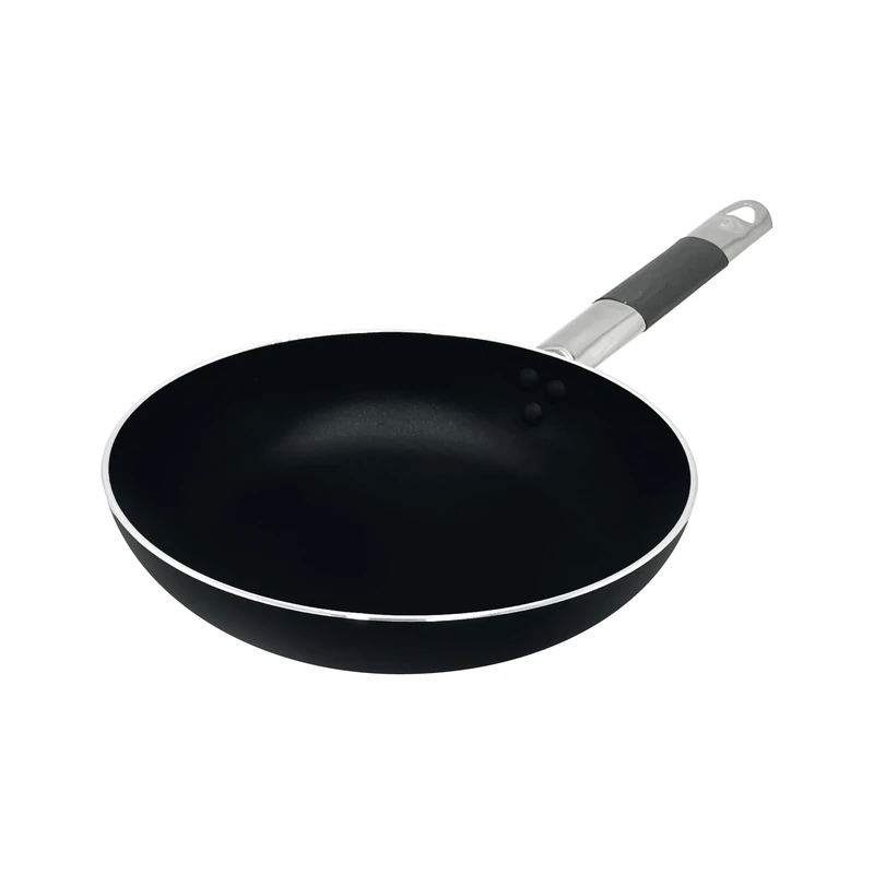 Pentole Agnelli Aluminium Black 3 Mm. Crystal Saute Pan With 1 Handle, Diameter 32 Cm.