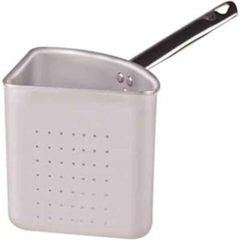 Agnelli Pots Background Cloves, Strainer, Aluminium With Stainless Steel Handle, Silver - Image 1