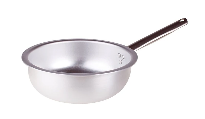 Pentole Agnelli Aluminium Professional Saute Pan 3 Mm. Thick, Diameter 36 Cm.