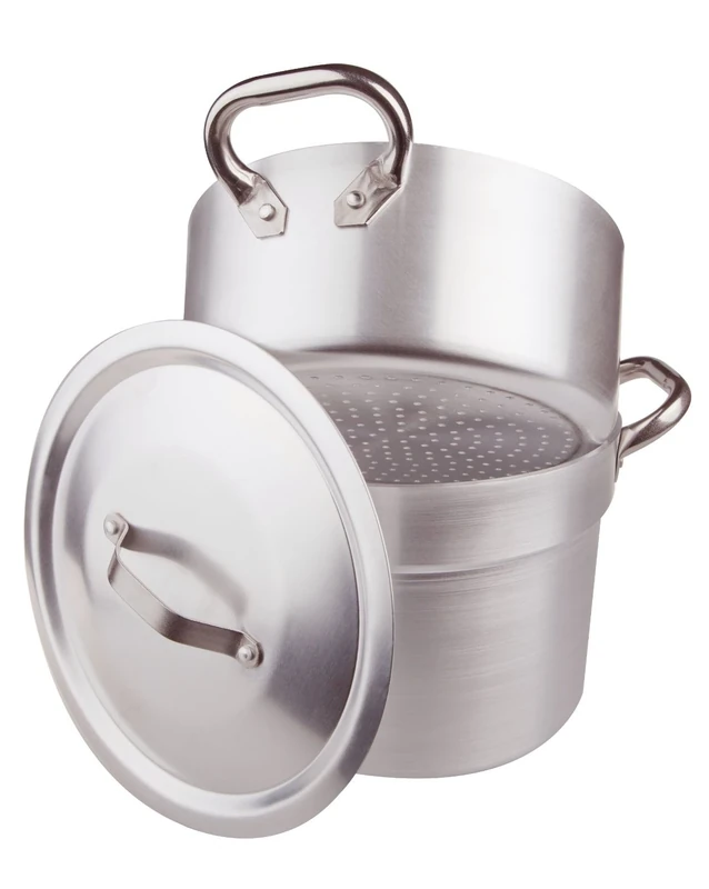 Pentole Agnelli Professional Aluminium 3 Mm. Vegetable Casserole Pot, Diameter 40 Cm.