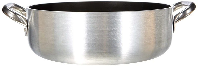 Pentole Agnelli Aluminium Anti - Adherent Professional Casserole Pot 5 Mm. Thick With 2 Handles, Diameter - 28 Cm.