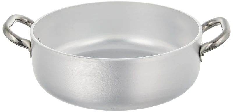 Pentole Agnelli ALMR110628 5 mm Professional Aluminum Pans, Low Radiant Cylindrical Casserole, 5.6 L