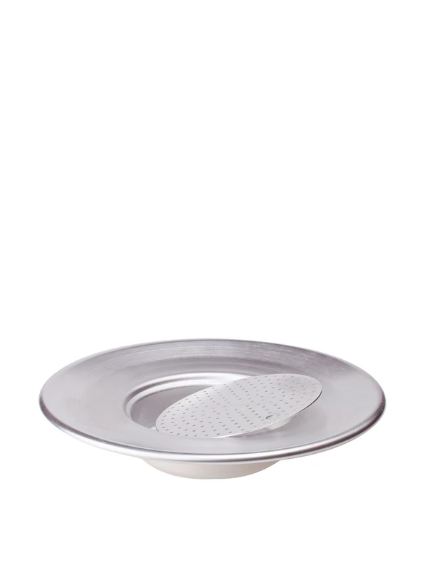Pentole Agnelli Professional Aluminium 3 Mm Strainer with Drip Bowl, Diameter 40 Cm, Silver, One Size