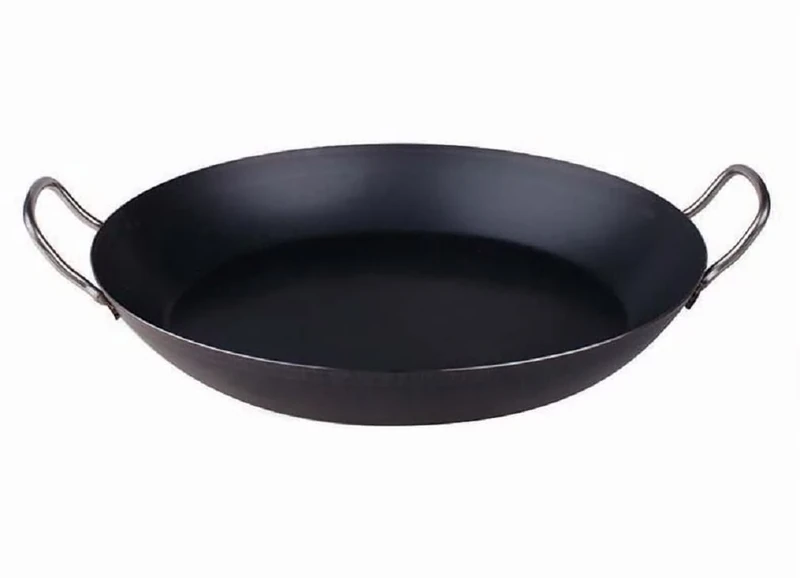 Pentole Agnelli Iron Parella Frying Pan With Two Handles, Diameter 36 Cm.