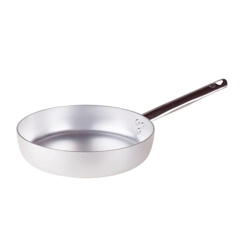 Pentole Agnelli ALMA11140 Straight Frying Pan 3 mm Thick With Stainless Steel Tubular Handle, Diameter 40 cm