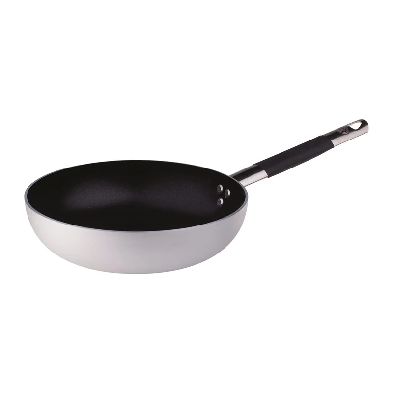 Pentole Agnelli Aluminium Teflon Platinum Saute Pan 3-5 Mm. Thick With Cool Handle, Diameter 40 Cm.