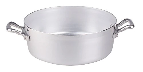 Pentole Agnelli Family Cooking Aluminium Casserole Pot With 2 Handles, Diameter - 38 Cm.
