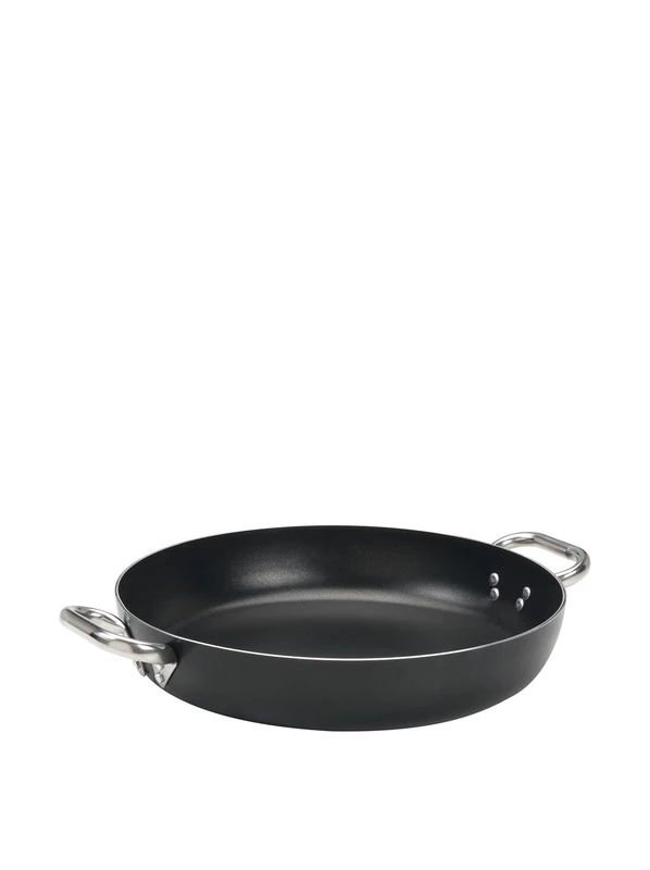 Pentole Agnelli Aluminium Black 3 Mm. Crystal Omelette Pan With 1 Handle, Diameter 32 Cm.