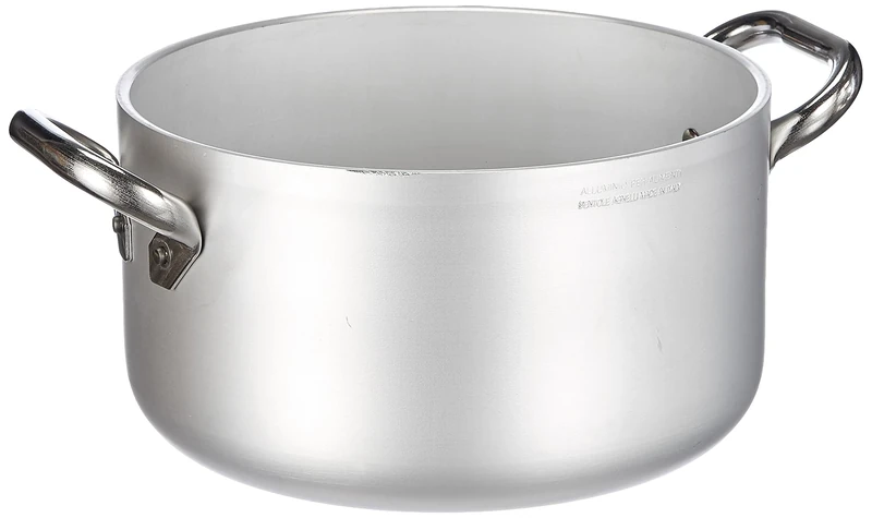 Pentole Agnelli ALMR1104524High Radiant Cylindrical Casserole, Professional Aluminum 5 mm, 24 cm