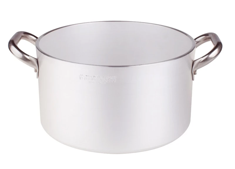 Pentole Agnelli ALMR110440 High Radiant Cylindrical Casserole, Professional Aluminum 5 mm, 40 cm
