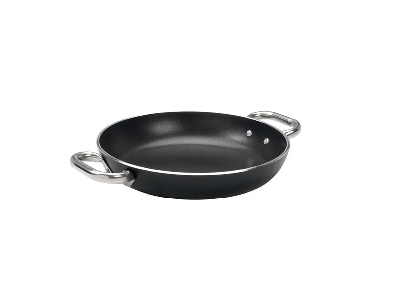 Pentole Agnelli Aluminium Black Cristal Omelette Pan 5 Mm. Thick, Diameter 50 Cm.