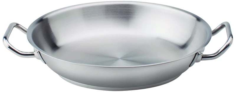 Pentole Agnelli Stainless Steel Omelette Pan, Diameter 28 Cm.