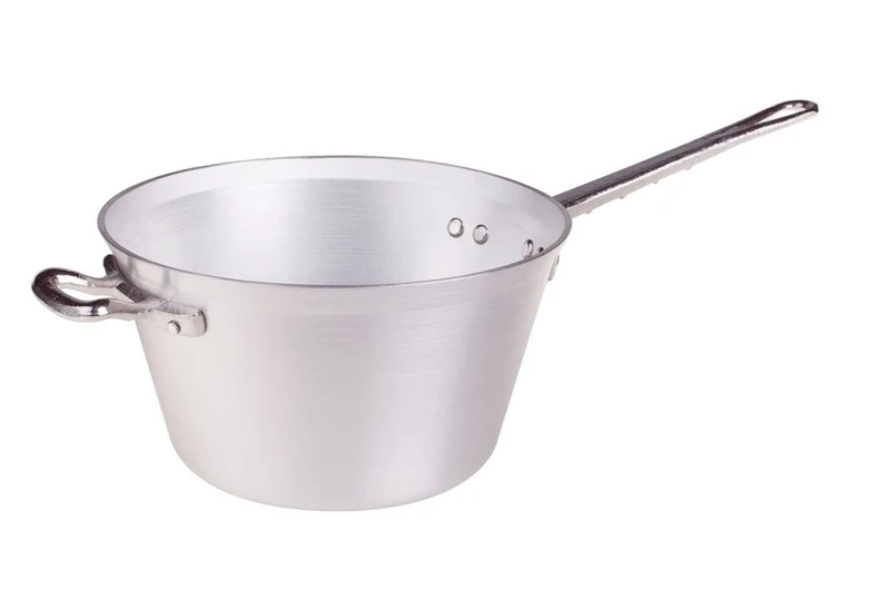 Pentole Agnelli Professional Aluminium 3 Mm. Polenta Pot With Aluminium Handle, Diameter 28 Cm.