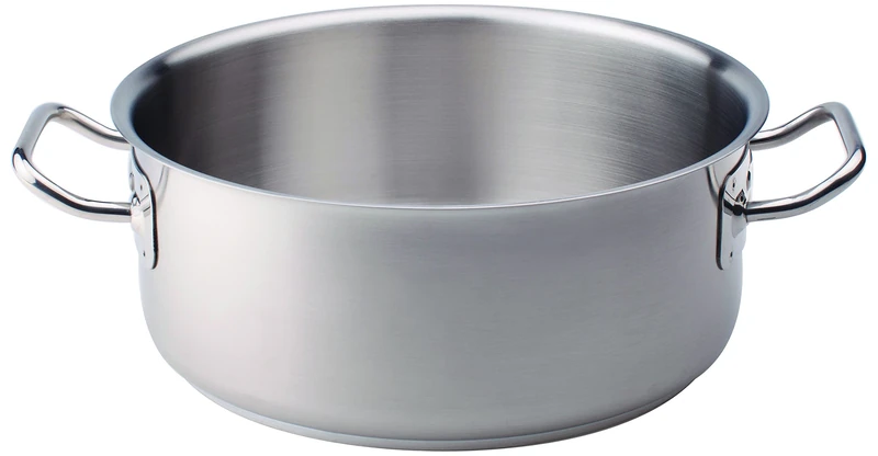 Pentole Agnelli Stainless Steel Casserole Pot With 2 Handles, 16.8 Litre