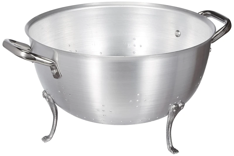 Pentole Agnelli Aluminium Inbox Tripodal Colander With 2 Handles, Diameter 28 Cm.