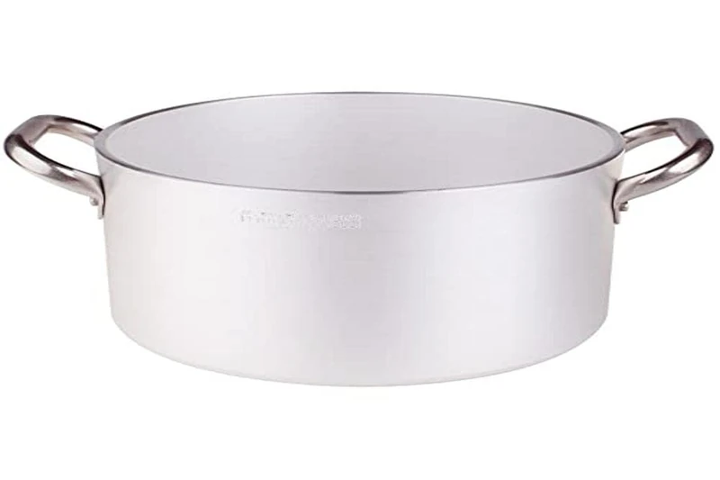 Pentole Agnelli ALMR110416 High Radiant Cylindrical Casserole, Professional Aluminum 5 mm, 16 cm
