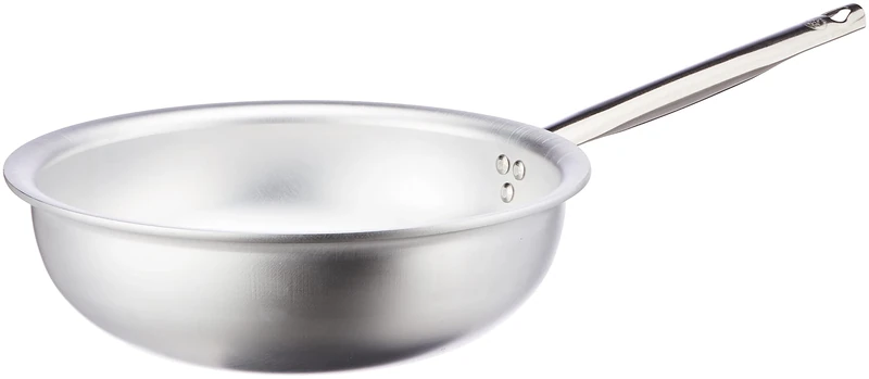 Pentole Agnelli Aluminium Professional 5 Mm. Radiant Curved Saute Pan With 1 Handle, Diameter 28 Cm.