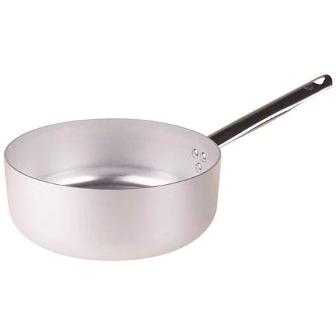 Pentole Agnelli Professional Aluminium 3 Mm. Casserole Pan 3 Mm. Thick With One Handle, Diameter 28 Cm.