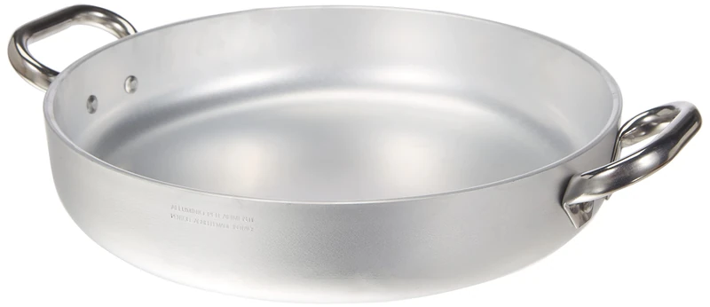 Pentole Agnelli ALMR111032 Pans Radiant Pan, Professional Aluminum 5 mm, 32 cm