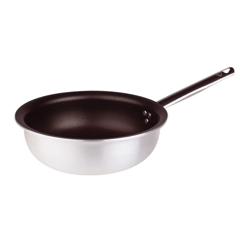 Pentole Agnelli Aluminium Anti-Adherent Professional Platinum Cooking Pan 5 Mm, Diameter 28 Cm, Multicolour, 28 cm