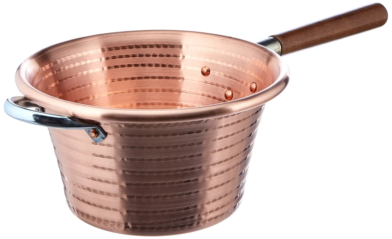 Pentole Agnelli Family Cooking Polenta Pot With Wooden Handle, Diameter 26 Cm.