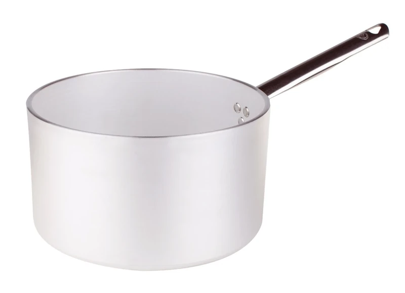 Pentole Agnelli Aluminium Professional Radiant Cylindrical Saucepan, Diameter 28 Cm.