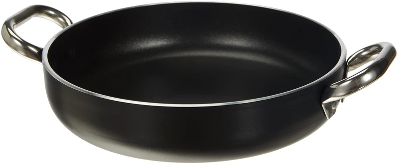 Pentole Agnelli Aluminium Black Cristal Omelette Pan 5 Mm. Thick, Diameter 28 Cm.