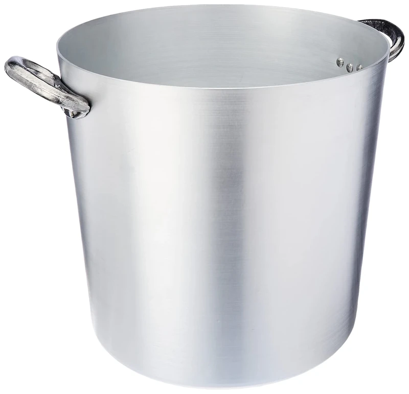 Pentole Agnelli Family Cooking Aluminium Cylindrical Stockpot With 2 Handles, Diameter - 36 Cm.