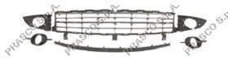 Prasco RN0342140 Ventilation Grille, bumper