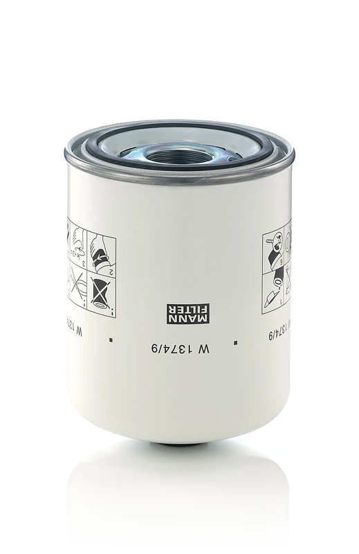 MANN-FILTER W 1374/9 Oil Filter Hydraulics filter - for Off-Highway Applications