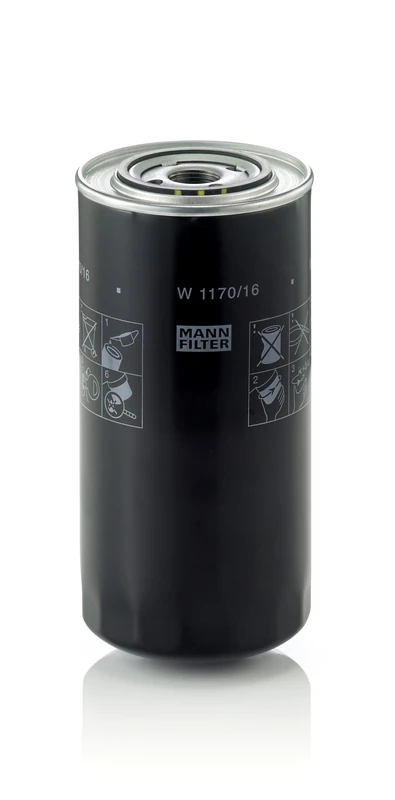MANN-FILTER W 1170/16 Oil Filter - for Off-Highway Applications - Image 1