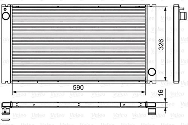 Valeo 735481 Radiator, engine cooling