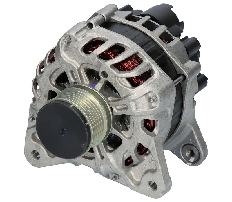 VALEO 439677 Alternator Alternator Charge current: 120 Amp Grooves: 6 grooves Pulley diameter: 56 mm Voltage: 14 V Rotation direction: CLOCKWISE