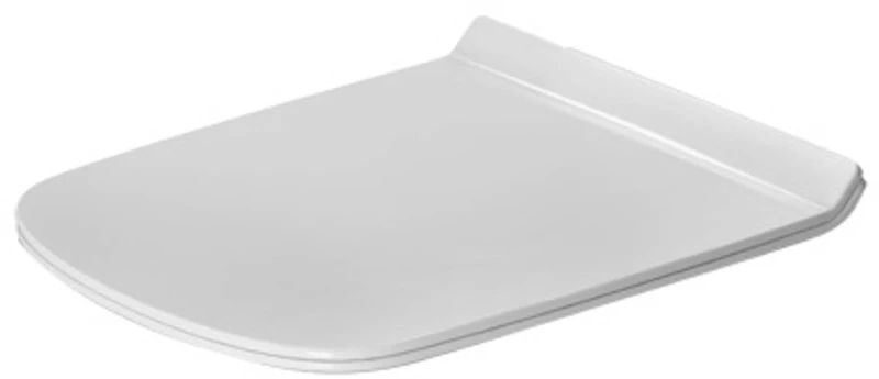 Duravit Toilet seat DuraStyle, Soft Close Toilet seat, Urea thermoset Toilet lid, Toilet Cover with Stainless Steel Hinges, White