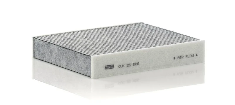 MANN-FILTER CUK 25 006 Cabin Air Filter - Pollen Filter with Activated Carbon - for Cars + Transporters
