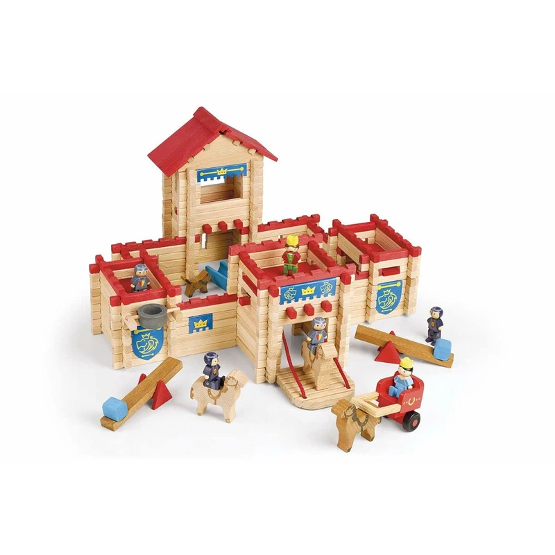 Jeujura JeujuraJ8026 Castle Wooden Construction Kit (300-Piece)