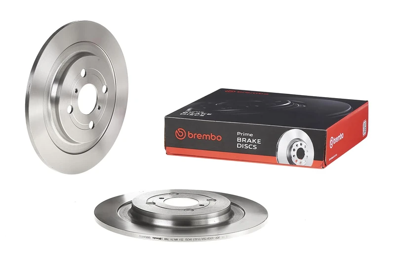 Brembo 08.B044.10 Rear Brake Disc - Set of 2