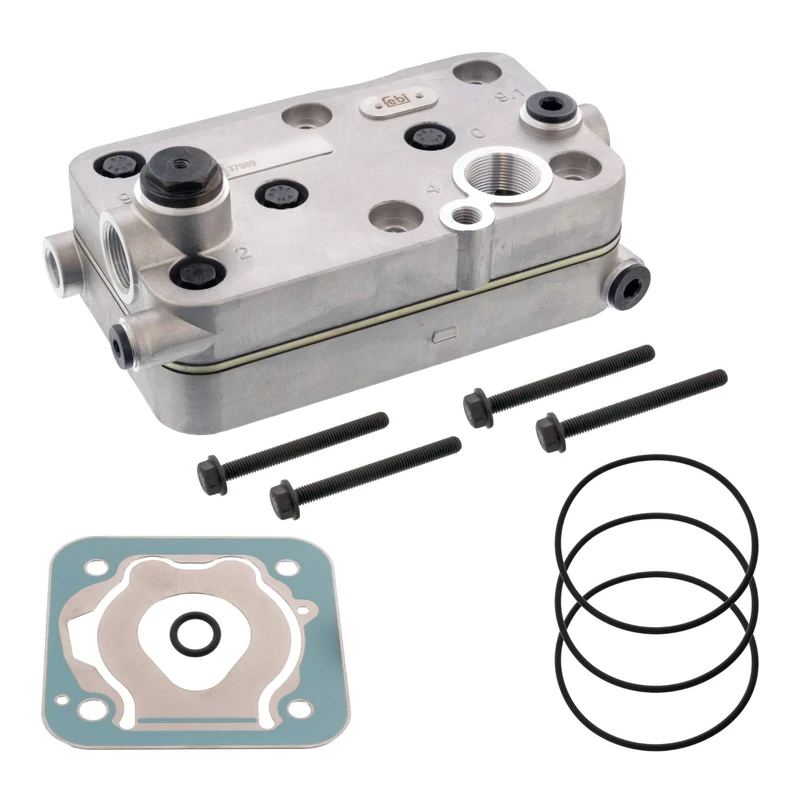 febi bilstein 37989 Cylinder Head Repair Kit for air compressor with valve plate, pack of one