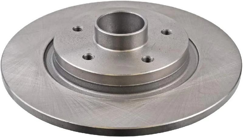 febi bilstein 38304 Brake Disc with wheel bearing, ABS sensor ring, axle nut and protecting cap (1 Brake Disc) rear, full, No. of Holes 5